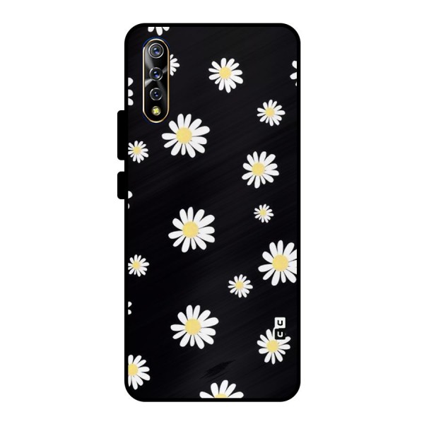 Simple Sunflowers Pattern Metal Back Case for Vivo S1