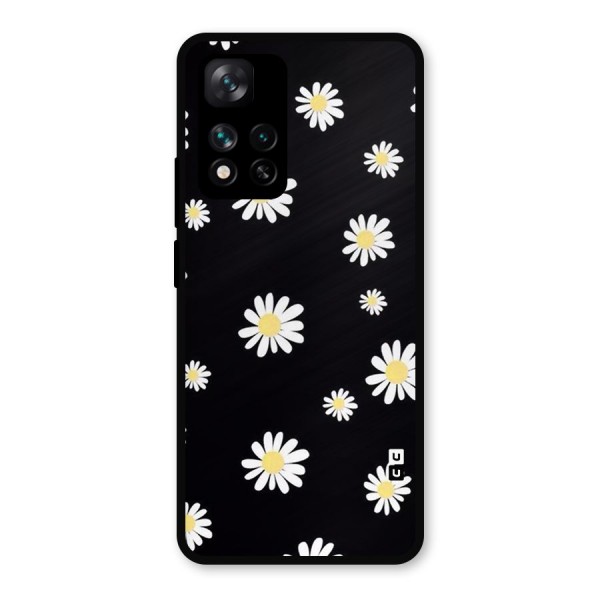 Simple Sunflowers Pattern Metal Back Case for Xiaomi 11i Hypercharge 5G
