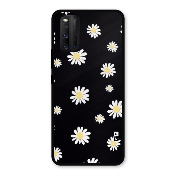 Simple Sunflowers Pattern Metal Back Case for iQOO 3