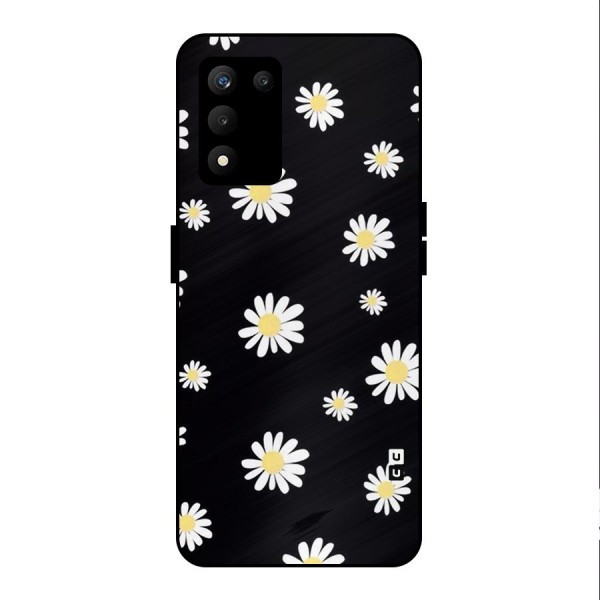 Simple Sunflowers Pattern Metal Back Case for realme 9 5G SE