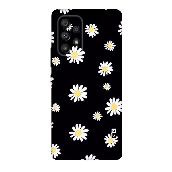Simple Sunflowers Pattern Original Polycarbonate Back Case for Galaxy A53 5G