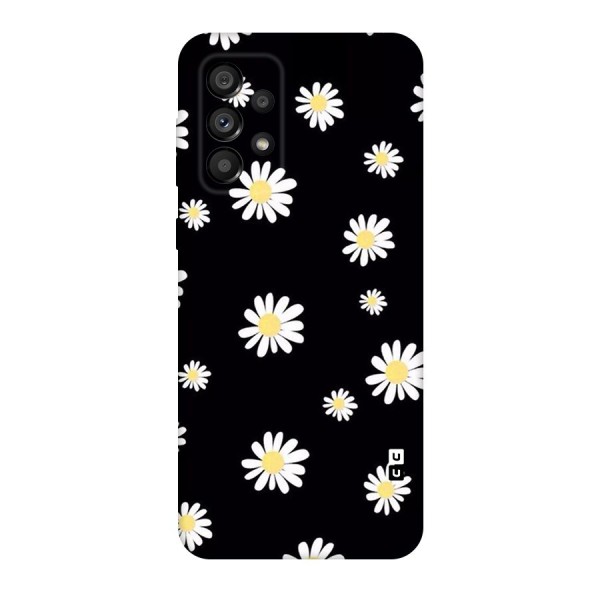 Simple Sunflowers Pattern Original Polycarbonate Back Case for Galaxy A73 5G