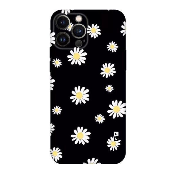 Simple Sunflowers Pattern Original Polycarbonate Back Case for iPhone 13 Pro Max