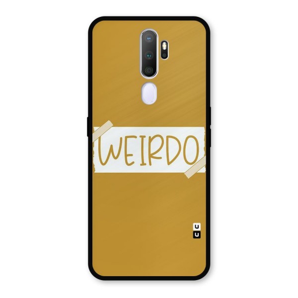 Simple Weirdo Metal Back Case for Oppo A9 (2020)
