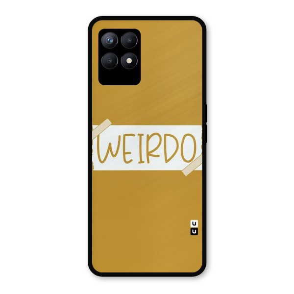 Simple Weirdo Metal Back Case for Realme Narzo 50