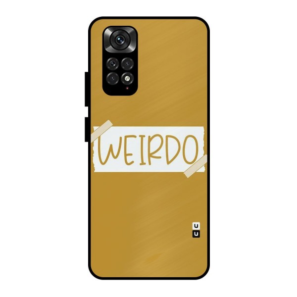 Simple Weirdo Metal Back Case for Redmi Note 11 Pro