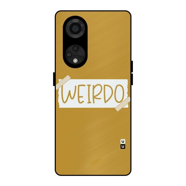Simple Weirdo Metal Back Case for Reno8 T 5G