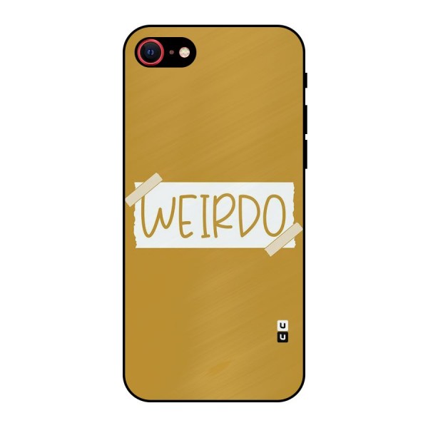 Simple Weirdo Metal Back Case for iPhone 8