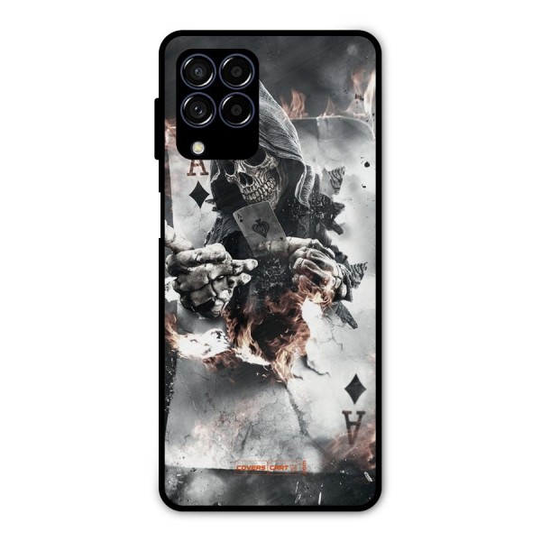 Skull with an Ace Metal Back Case for Galaxy M53 5G