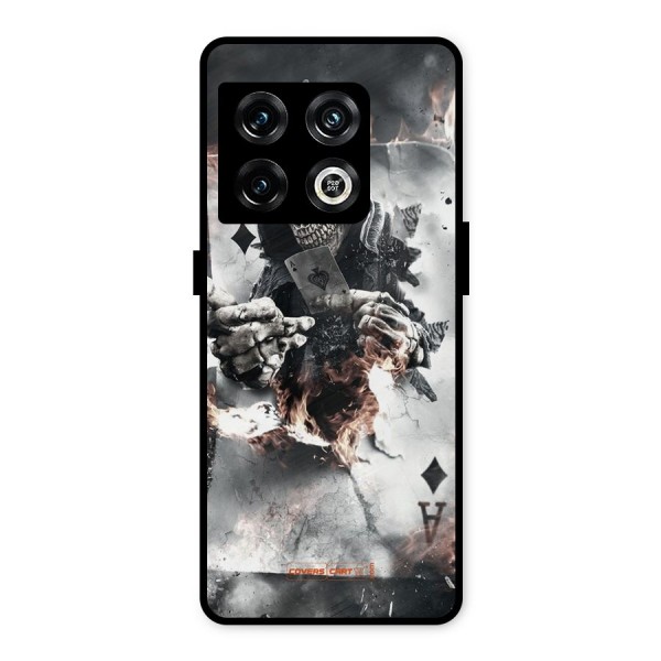 Skull with an Ace Metal Back Case for OnePlus 10 Pro 5G