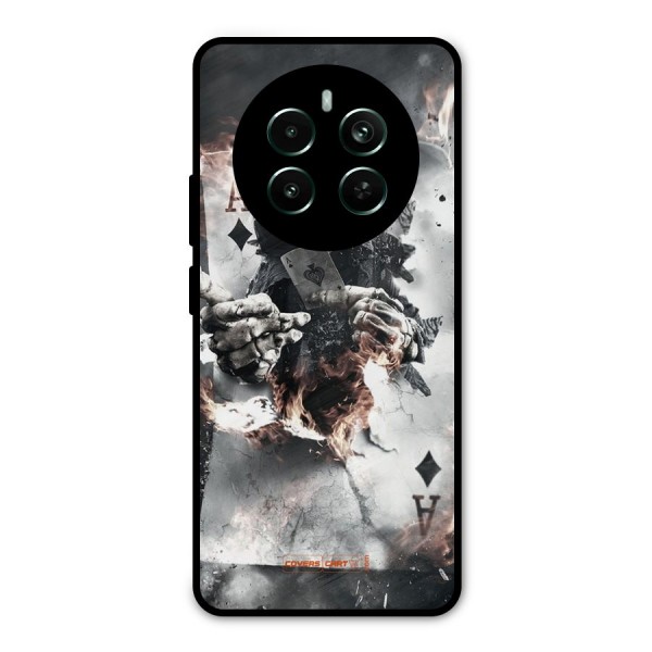 Skull with an Ace Metal Back Case for Realme 12 Plus