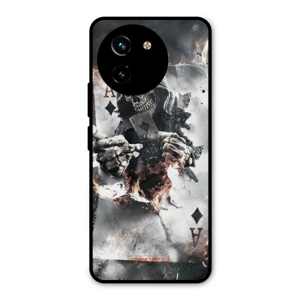 Skull with an Ace Metal Back Case for Vivo Y200i