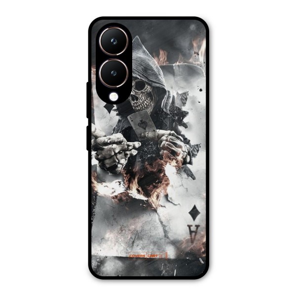 Skull with an Ace Metal Back Case for Vivo Y28
