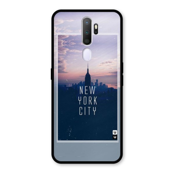 Sleepless City Metal Back Case for Oppo A9 (2020)