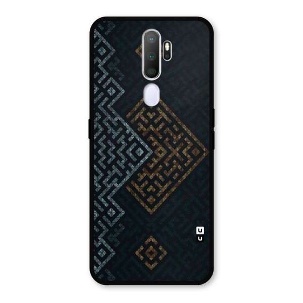Smart Maze Metal Back Case for Oppo A9 (2020)