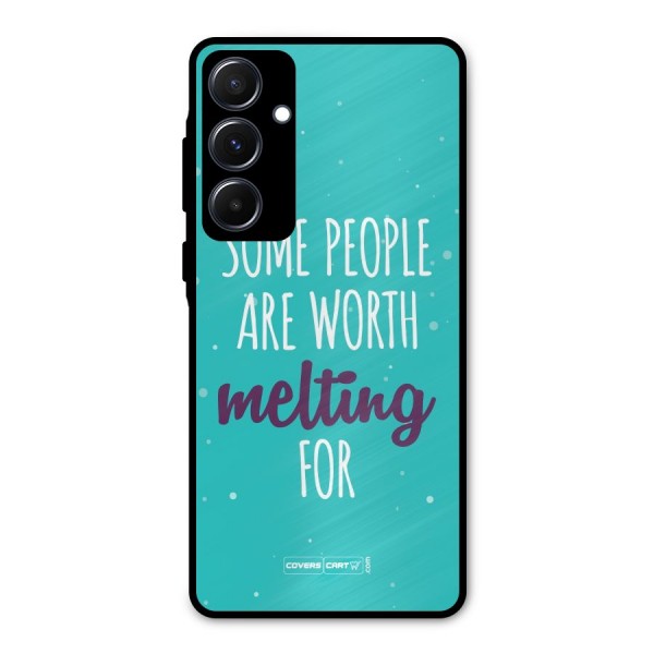 Some People Are Worth Melting For Metal Back Case for Galaxy A55