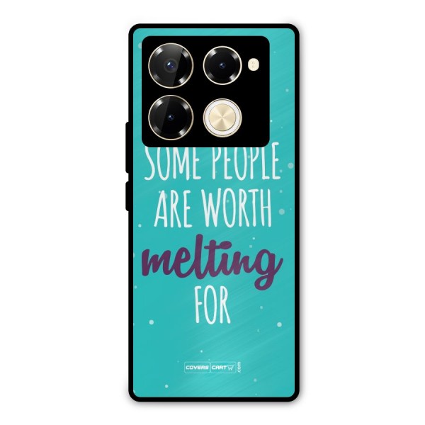 Some People Are Worth Melting For Metal Back Case for Infinix Note 40 Pro