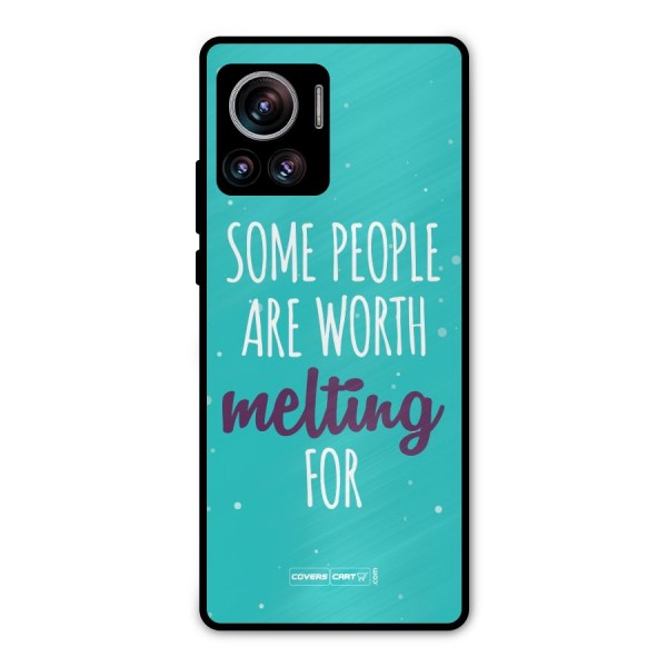 Some People Are Worth Melting For Metal Back Case for Motorola Edge 30 Ultra