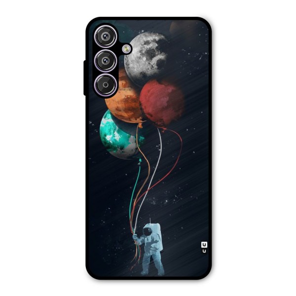 Space Balloons Metal Back Case for Galaxy F15