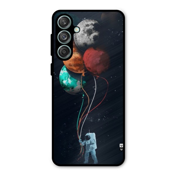 Space Balloons Metal Back Case for Galaxy M55 5G