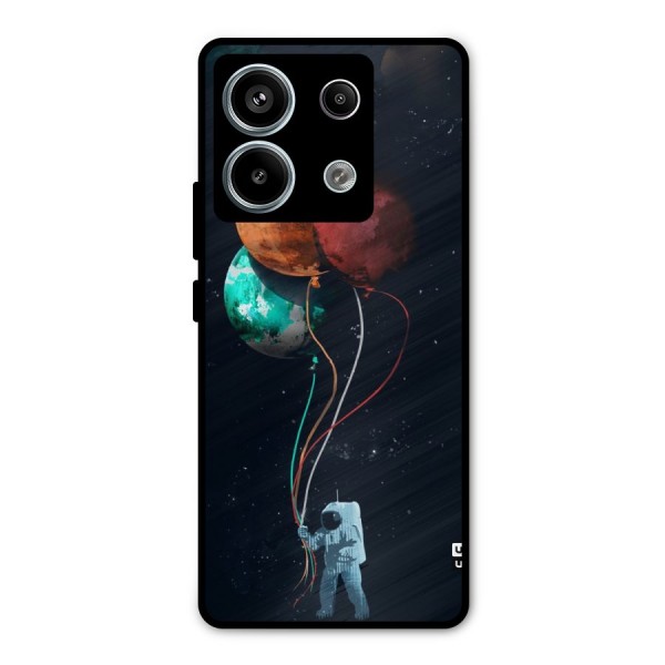 Space Balloons Metal Back Case for Redmi Note 13 Pro 5G