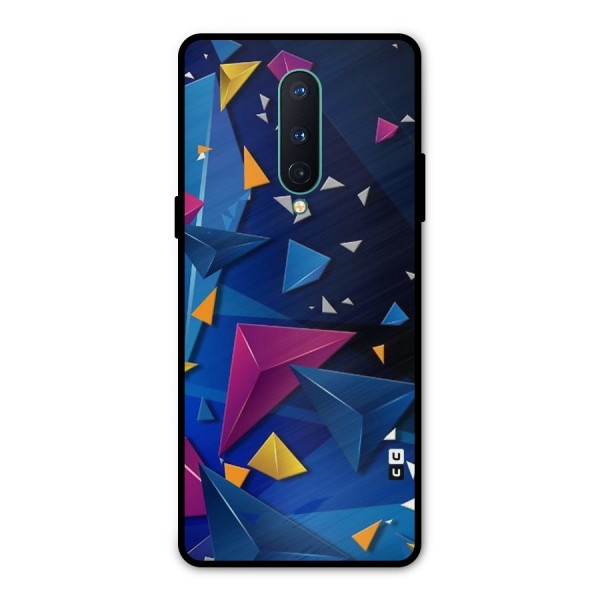 Space Colored Triangles Metal Back Case for OnePlus 8