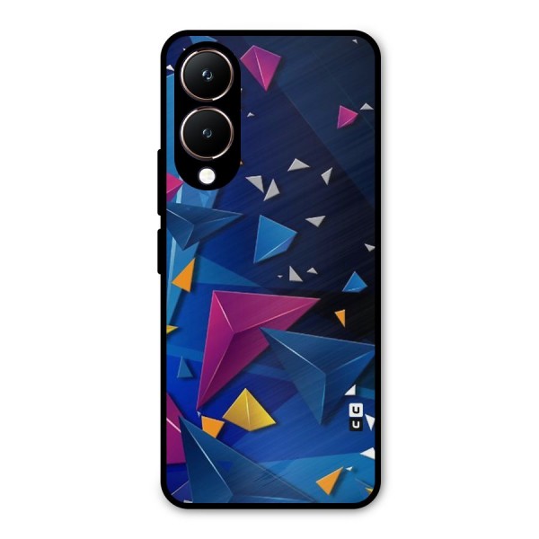 Space Colored Triangles Metal Back Case for Vivo Y28