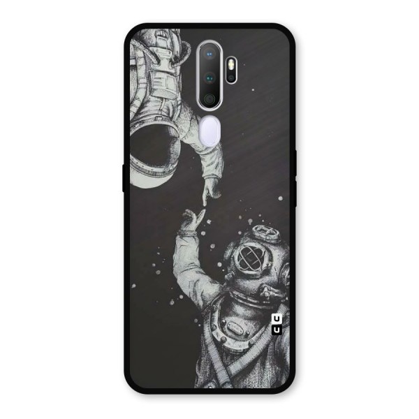 Space Meeting Metal Back Case for Oppo A9 (2020)