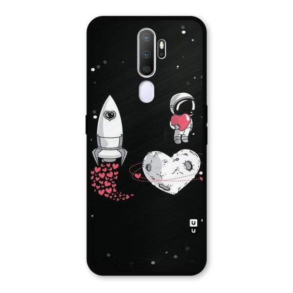 Spaceman Love Metal Back Case for Oppo A9 (2020)