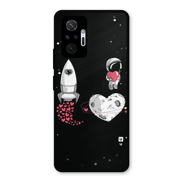 Spaceman Love Metal Back Case for Redmi Note 10 Pro