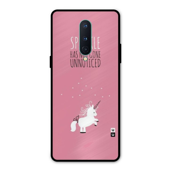 Sparkle Not Unnoticed Metal Back Case for OnePlus 8