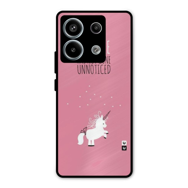 Sparkle Not Unnoticed Metal Back Case for Redmi Note 13 Pro 5G