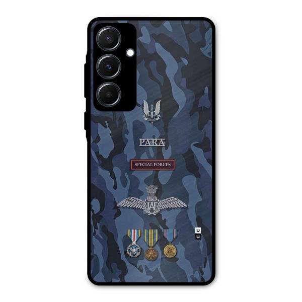 Special Forces Badge Metal Back Case for Galaxy A55