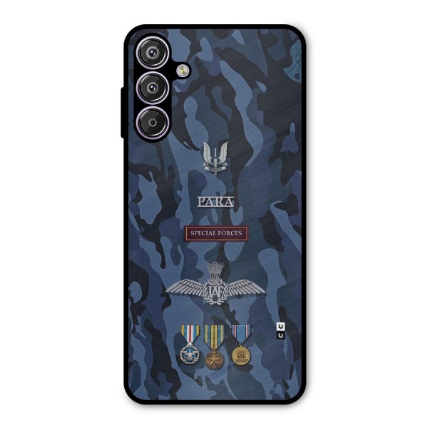 Special Forces Badge Metal Back Case for Galaxy F15