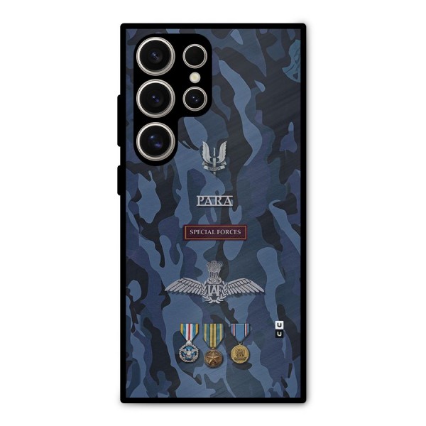 Special Forces Badge Metal Back Case for Galaxy S24 Ultra