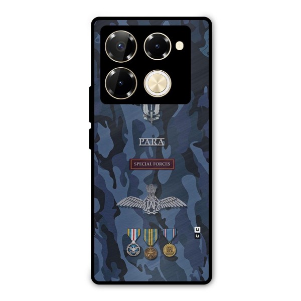 Special Forces Badge Metal Back Case for Infinix Note 40 Pro