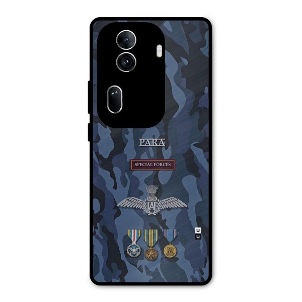 Special Forces Badge Metal Back Case for Oppo Reno11 Pro 5G