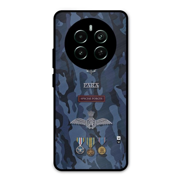 Special Forces Badge Metal Back Case for Realme 12 Plus