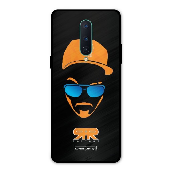 Special Raftaar Edition Orange Metal Back Case for OnePlus 8