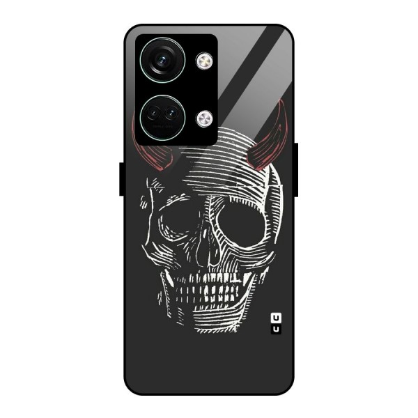 Spooky Face Glass Back Case for Oneplus Nord 3