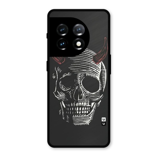 Spooky Face Metal Back Case for OnePlus 11