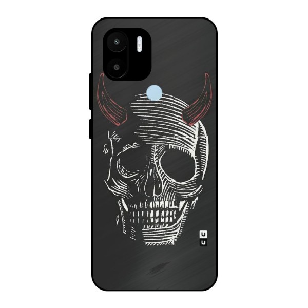 Spooky Face Metal Back Case for Redmi A1+