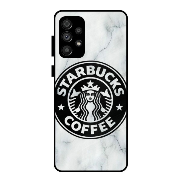 StarBuck Marble Metal Back Case for Galaxy A73 5G