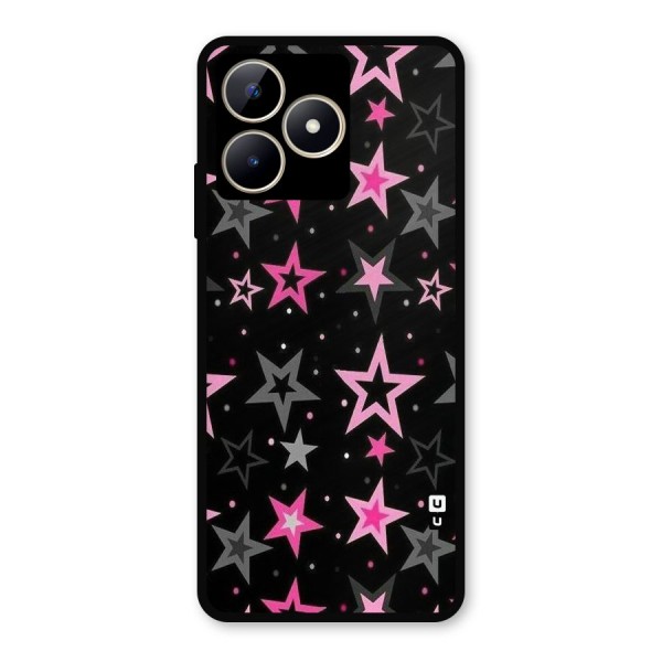 Star Outline Metal Back Case for Realme Narzo N53