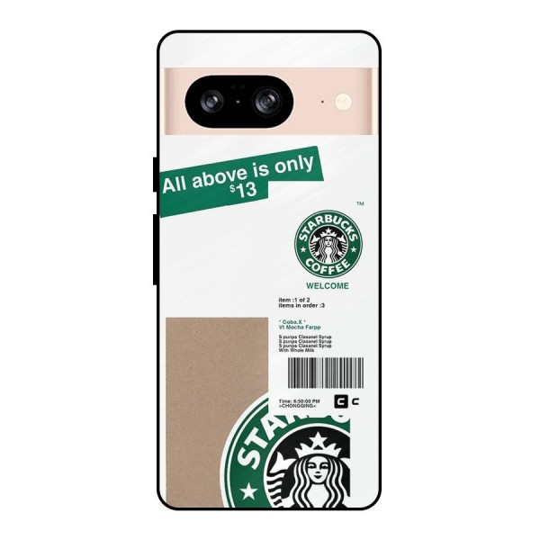Starbucks Coffee Mocha Metal Back Case for Google Pixel 8