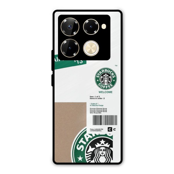 Starbucks Coffee Mocha Metal Back Case for Infinix Note 40 Pro Plus