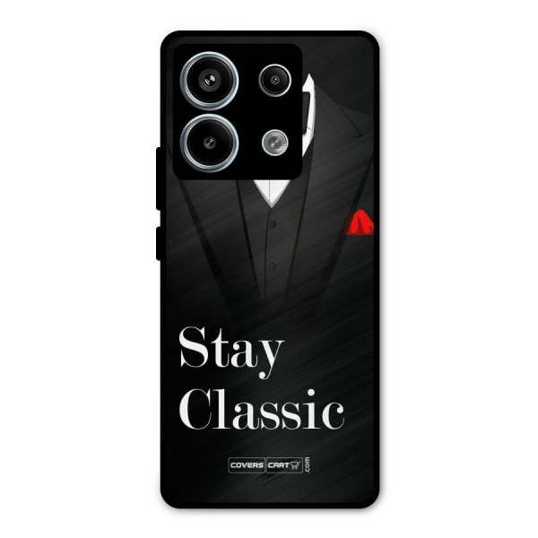 Stay Classic Metal Back Case for Redmi Note 13 Pro 5G