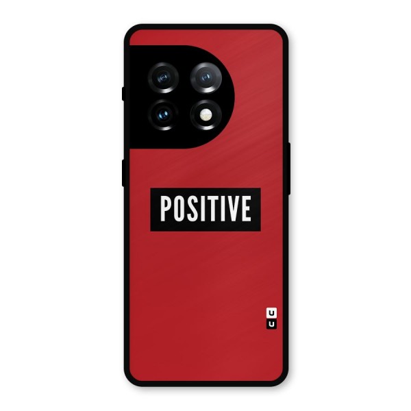 Stay Positive Metal Back Case for OnePlus 11