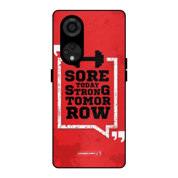 Stay Strong Metal Back Case for Reno8 T 5G