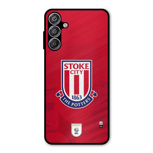 Stoke City Metal Back Case for Galaxy F15